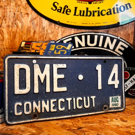 Vintage License Plate コネチカット州 19-107-9