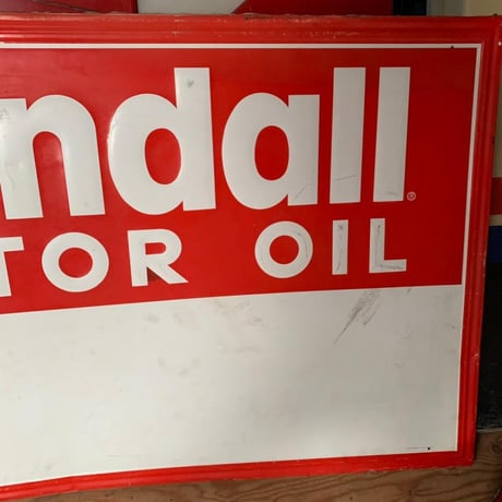 kendoll　Moter　Oil　ケンドール　ヴィンテージ　看板　(11)52-1