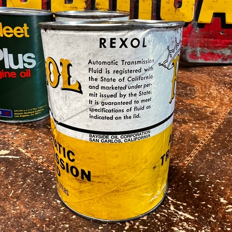 TEXACO ReXOL ARCO ヴンテージ　オイル缶　【3缶SET】　16-ｃ-80