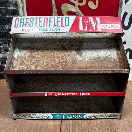 Vintage CHESTERFIELD CIGARETIES SHELF 14-58