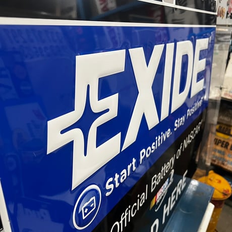Vintage EXIDE BATTERY SIGN 14-425