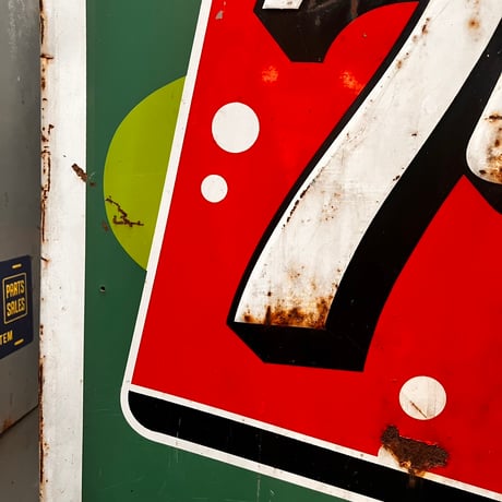 Vintage 7UP 1964年製看板 19-65