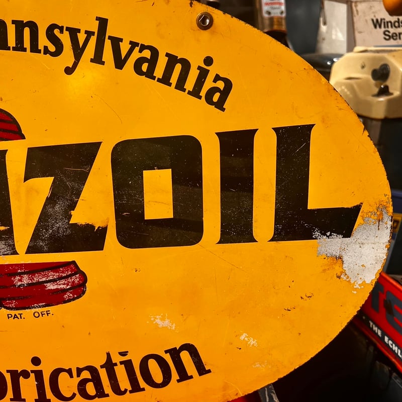 Vintage PENNZOIL 両面 Sign 20-294 | BigBear Onlin