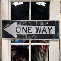 Vintage ONEWAY ロードサイン 21-213-2