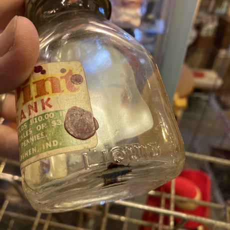 Half Pint Milk Bottle　ヴィンテージ　コインバンク　16-152