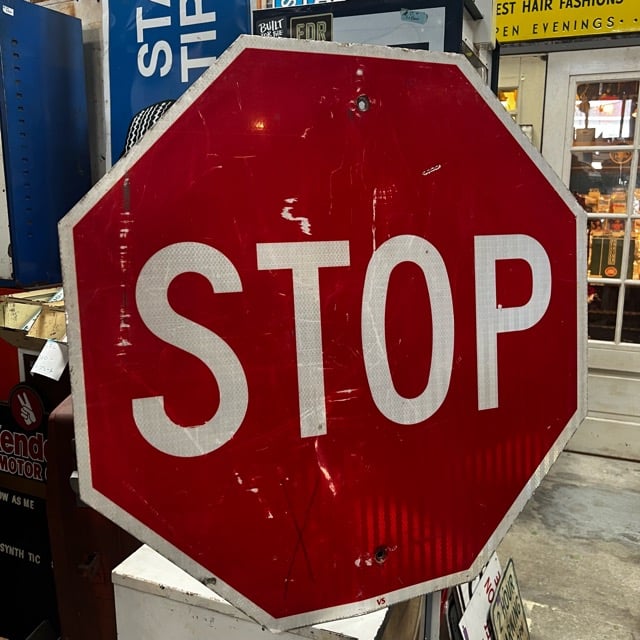 Vintage ロードサイン STOP 18-227-23 | BigBear Online