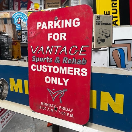Vintage PARKING SIGN 19-105-13