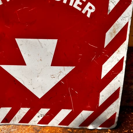Vintage 　FIRE Extinguisher　両面看板　19-108-153