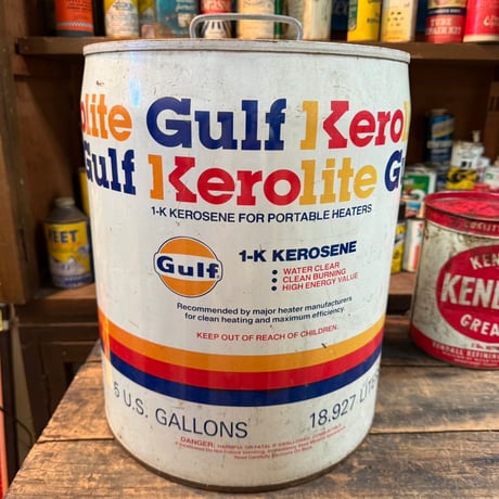 Vintage Gulf Zerolite 5ガロン缶 21-285-8 | BigBear
