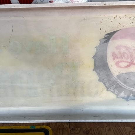 Vintage PepsiCola プラスチック Sign 17-72