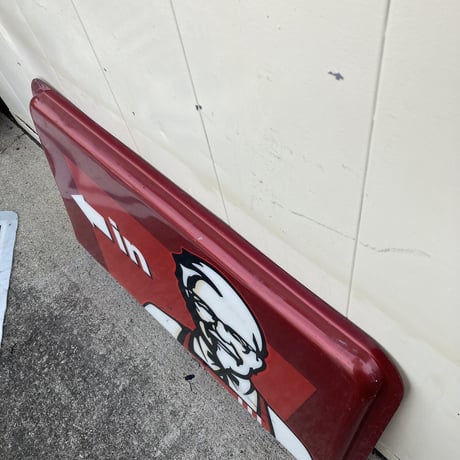 Kentucky Fried Chicken 　ケンタッキー　ヴィンテージ　プラスチック看板　14-311-4