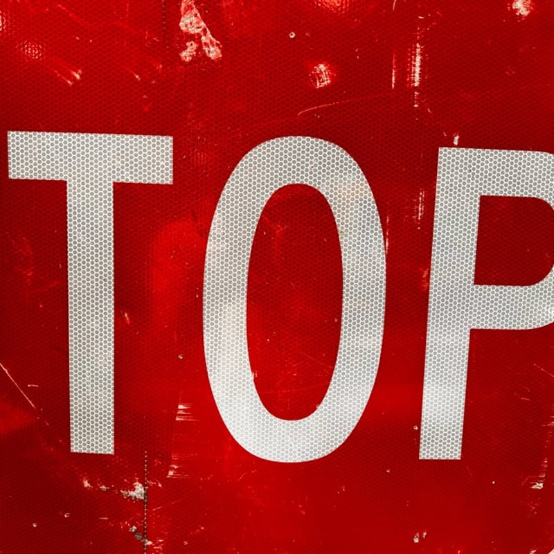 STOP ロードサイン Vintage ロードサイン STOP 18-227-32 | BigBear Online