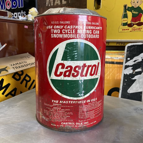 castrol　ヴィンテージ　ガソリン缶　16-145