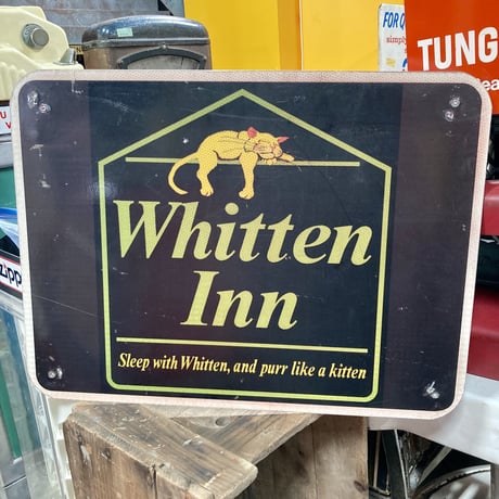 Kerbey Lane × Whitten Inn　ヴィンテージ　両面看板　14-389-14