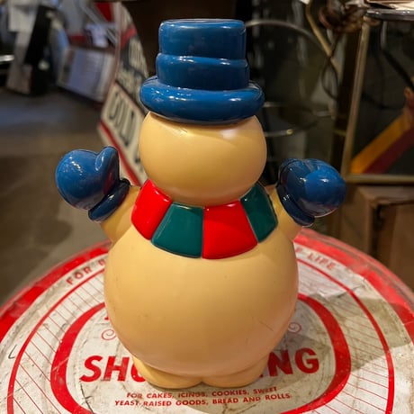 ヴィンテージ　プラスチック製　SNOWMAN CHRISTMAS　16‐326‐7