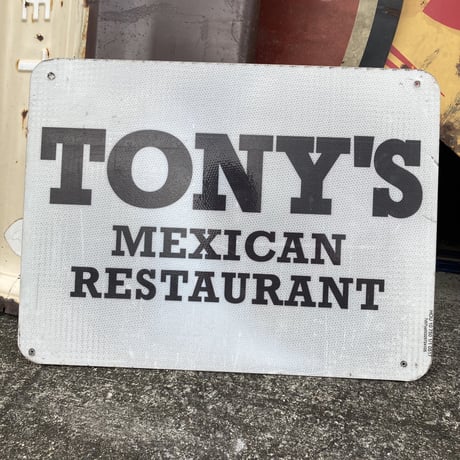 SUN SUITES × TONY′S　ヴィンテージ　両面看板　14-389-16