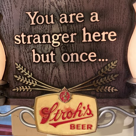 STROH′S BEER　ヴィンテージ　ウォールライト　14-162