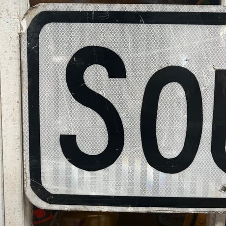 Vintage　Roadsign SOUTH 18-81-30