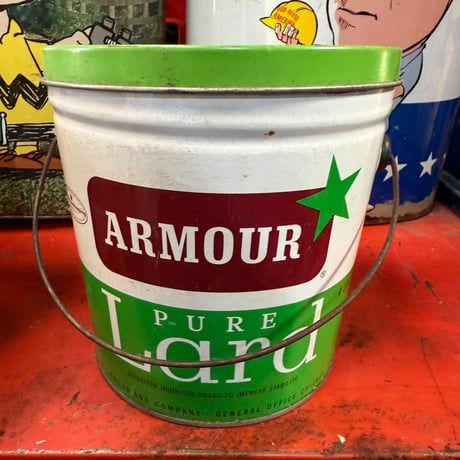 Vintage ARMORE PURE Lard Can 20-272-7