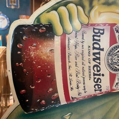 Budweiser　バドワイザー　ヴィンテージ　サイン　看板　(13)359