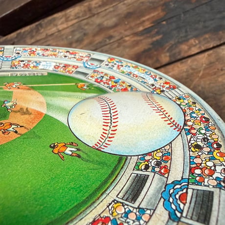 ヴィンテージ ベースボール スタジアム ティン缶 17-242