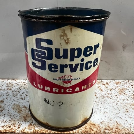 Vintage LUBRICANTS OIL 缶　16-c-25