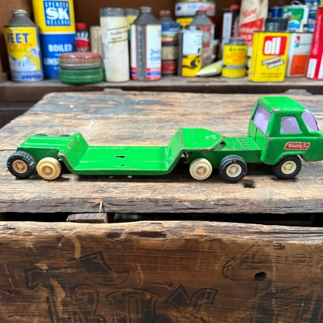 Vintage Buddy L社製 ローボーイトレーラートラック ミニカー 21-186