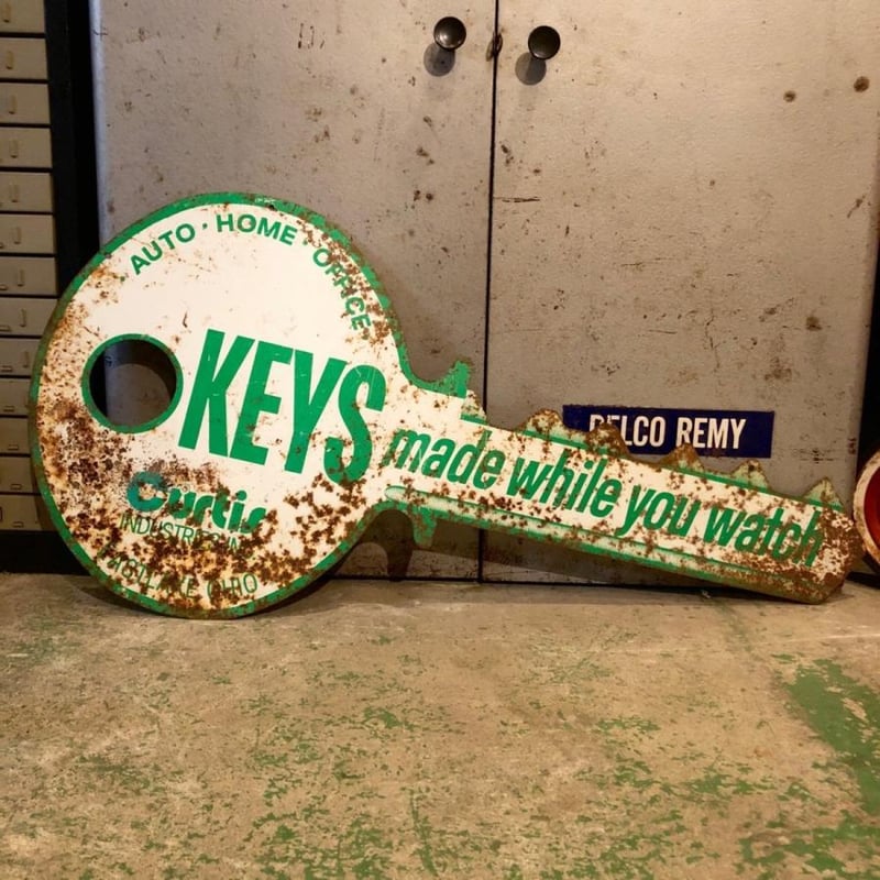 Curtis 鍵 スペアキー ヴィンテージ看板 | BigBear Online Store