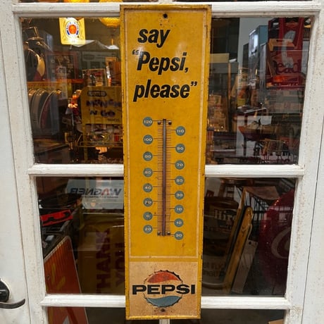 Vintage PEPSI THERMOMETER 18-104-1