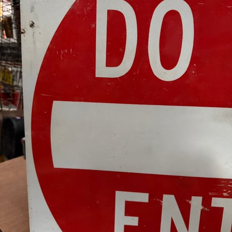 Vintage DO NOT ENTER ロードサイン 道路標識(大) 20-155-49