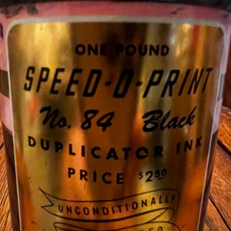 Vintage SPEED-O-PRINT OIL CAN 16-c-31