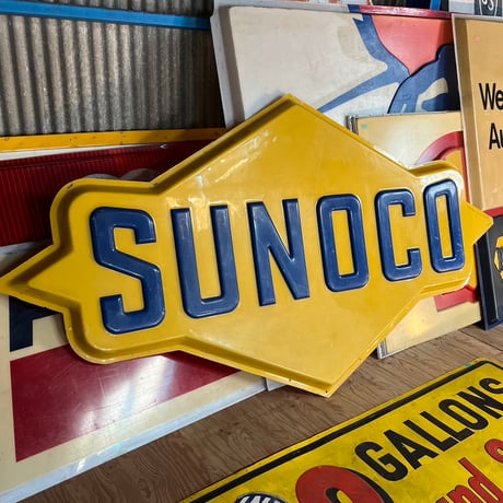 Sunoco vintage 超大型看板　プラスチック製 16-308