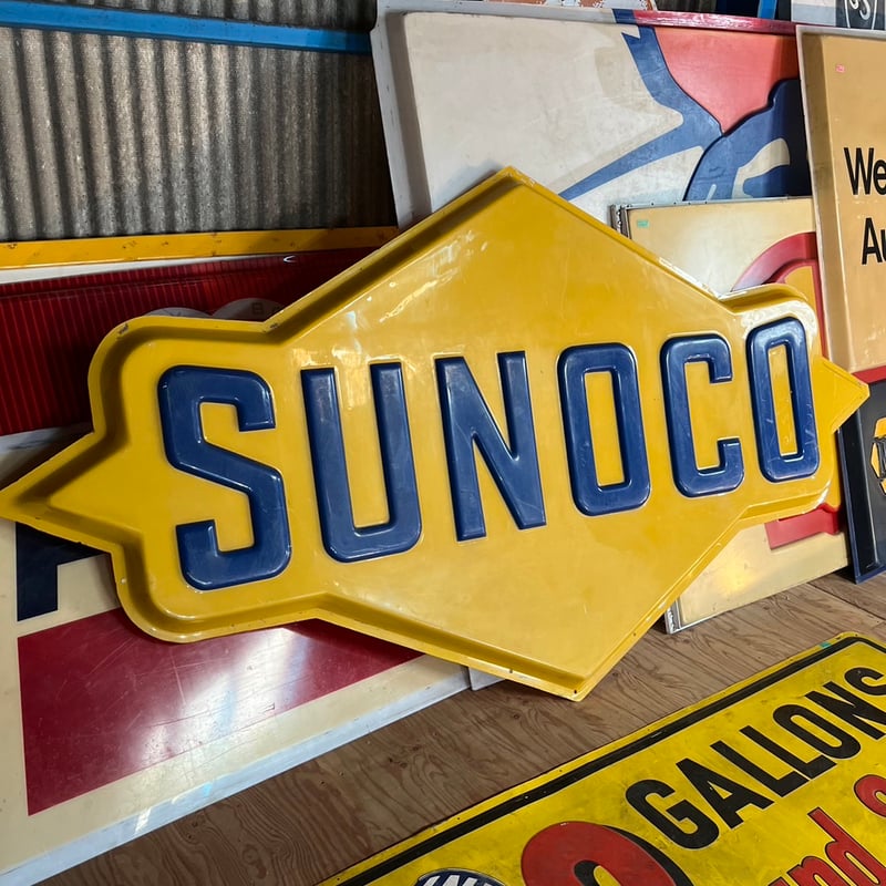 Sunoco vintage 超大型看板 プラスチック製 16-308 | BigBear O