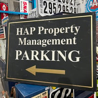 Vintage Parking Sign 19-108-9