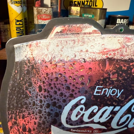 Vintage Coca-Cola  プラスチックプライスサイン 両面 21-293