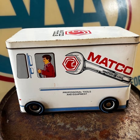 ヴィンテージ　MATCO TOOLS TRUCK TIN缶　15-324