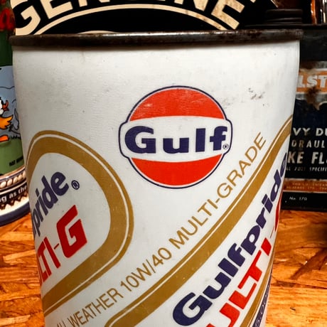 Vintage Gulf OIL Can 11-161-6