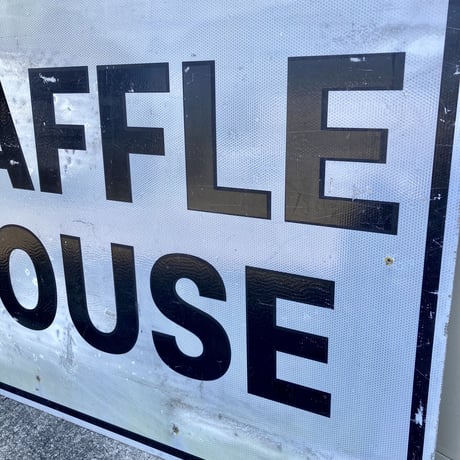 WAFFLE HOUSE × SONIC　ヴィンテージ　両面大型看板　14-388-7