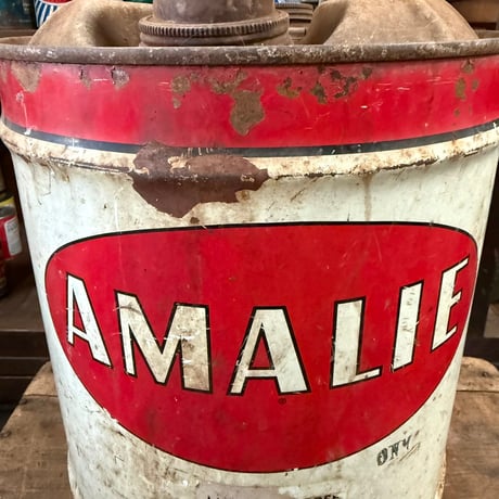 Vintage AMALIE オイル缶 20-26