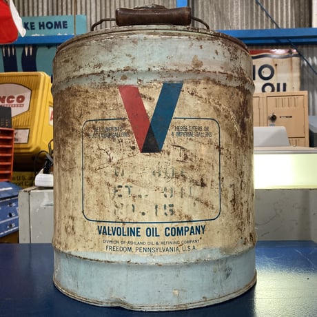 VALVOLINE　バルボリン　ヴィンテージ　オイル缶　14-5-2