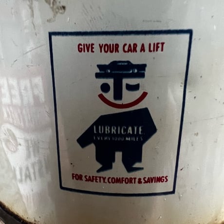 Vintage LUBRICANTS OIL 缶　16-c-25
