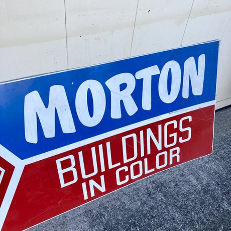 MORTON　ヴィンテージ　大型看板　12-173