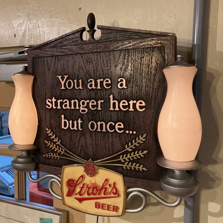 STROH′S BEER　ヴィンテージ　ウォールライト　14-162