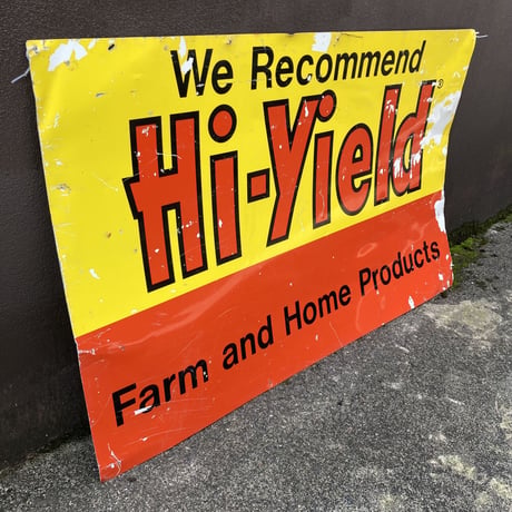 Hi-yield　ヴィンテージ　大型看板　14-318