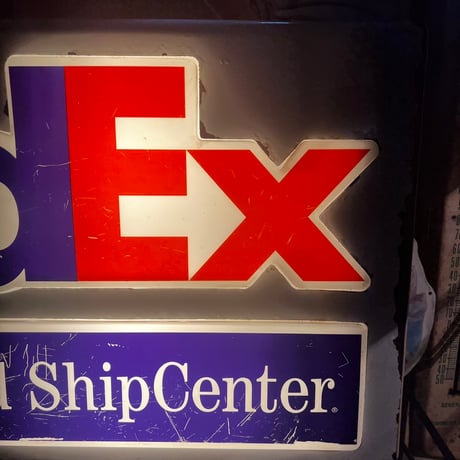 Vintage FedEx Display Light Sign  17-30