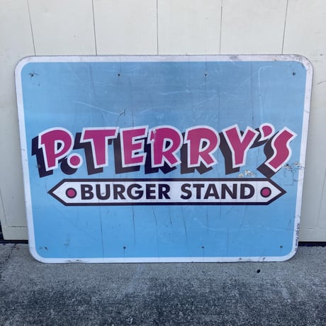 motel6 × P.TERRY′S　ヴィンテージ　両面看板　14-388-4