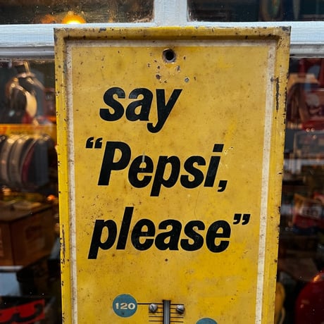 Vintage PEPSI THERMOMETER 18-104-1