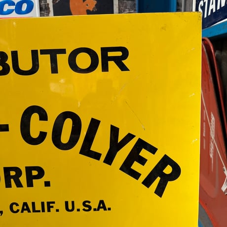 Vintage KORODY-COLYER CORP GM 看板 20-300-2
