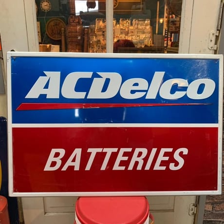 AC Delco BATTERIES ヴィンテージ看板 (11)１30