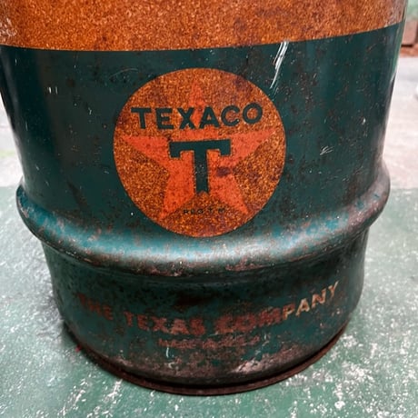 Vintage TEXACO OIL CAN 蓋つき 14-83